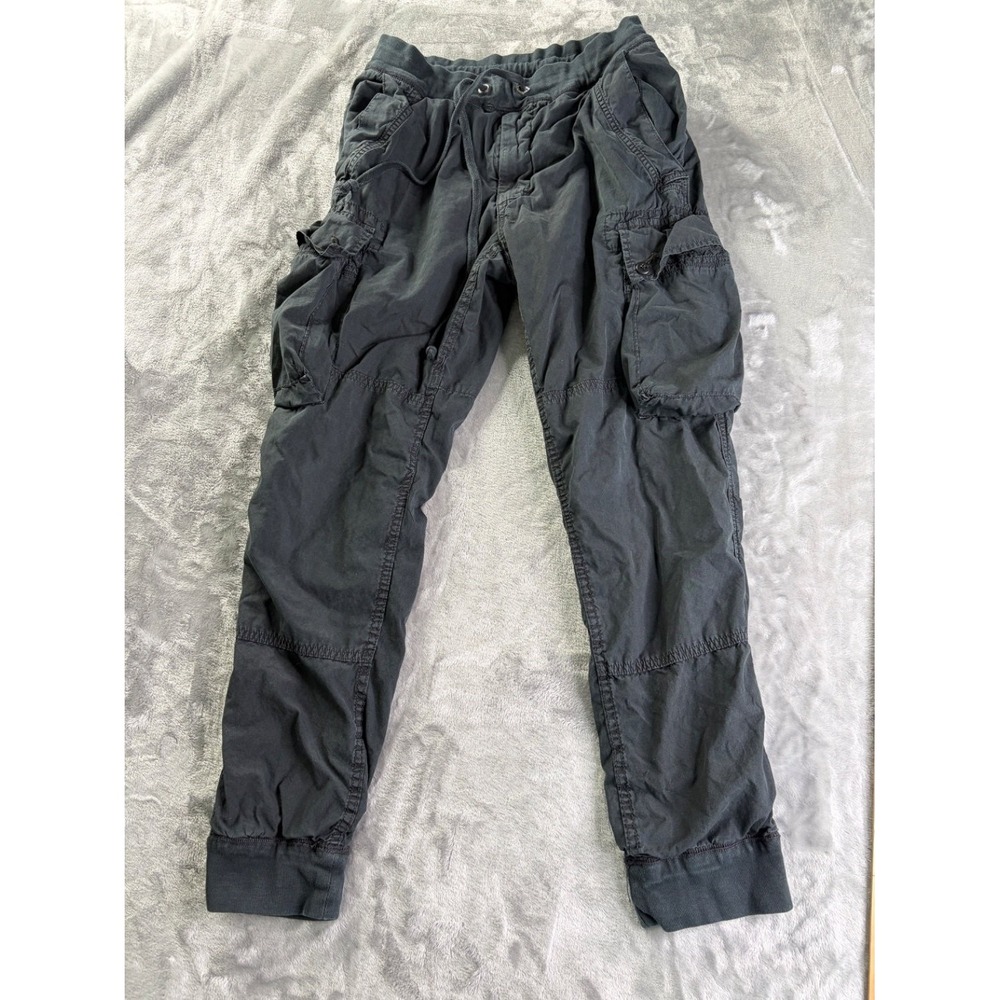 Vtg Polo Ralph Lauren Military Cargo Pants Black Sz 31 Paratrooper Utility